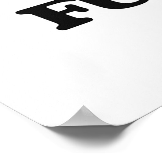 I Love Fudge Poster (Hoek)