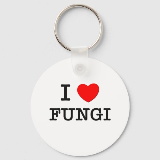 I Love Fungi Sleutelhanger (Voorkant)
