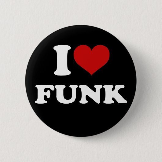 I Love Funk Ronde Button 5,7 Cm (Voorkant)