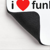 I Love Funky House Muismat (Hoek)