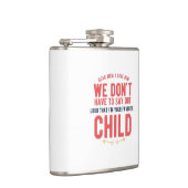 I love Funny mothers day gift for mother her mom m Heupfles (Rechts)