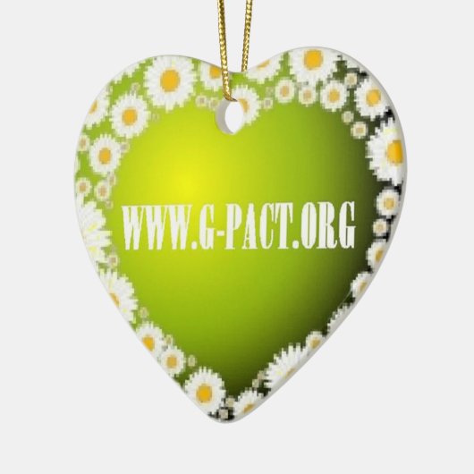 I Love G-PACT Keramisch Ornament (Links)