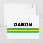 I Love Gabon Briefkaart (Voorkant / Achterkant)