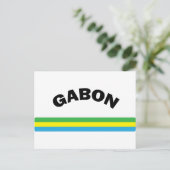 I Love Gabon Briefkaart (Staand voorkant)