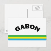 I Love Gabon Briefkaart (Voorkant / Achterkant)