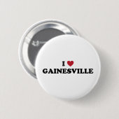 I Love Gainesville Florida Ronde Button 5,7 Cm (Voorkant /achterkant)