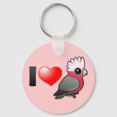I Love Galahs (crest up) Sleutelhanger (Voorkant)
