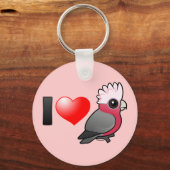 I Love Galahs (crest up) Sleutelhanger (Voorkant)