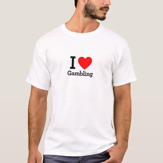 I Love Gambling T-shirt (Voorkant)
