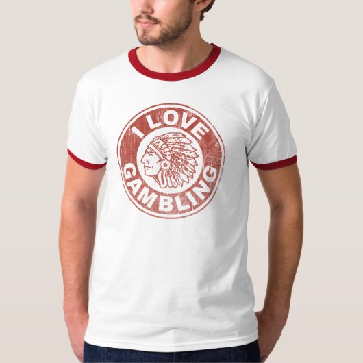 I Love Gambling T-shirt (Voorkant)