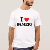 I Love Gamers T-Shirt (Voorkant)