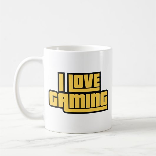 I Love Gaming Coffee Mok (Links)