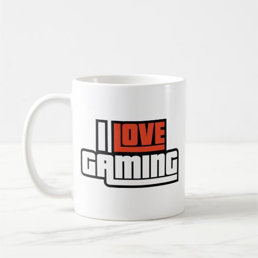 I Love Gaming Coffee Mok (Links)