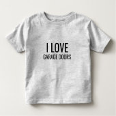 I Love Garage Doors Funny Christmas Gift Favor  Kinder Shirts (Voorkant)