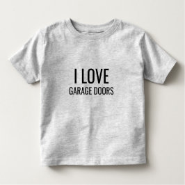 I Love Garage Doors Funny Christmas Gift Favor  Kinder Shirts
