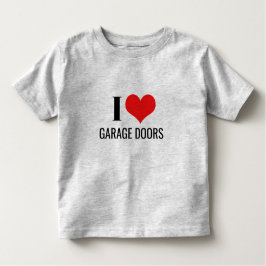 I Love Garage Doors Funny Christmas Red Heart Gift Kinder Shirts