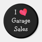 I Love Garage Sales Magneet (Voorkant)