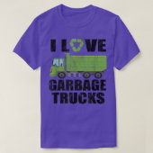 I Love Garbage Trucks 982 T-shirt (Design voorkant)