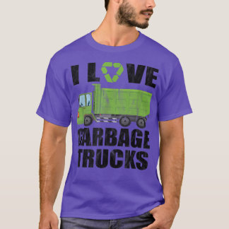 I Love Garbage Trucks 982 T-shirt