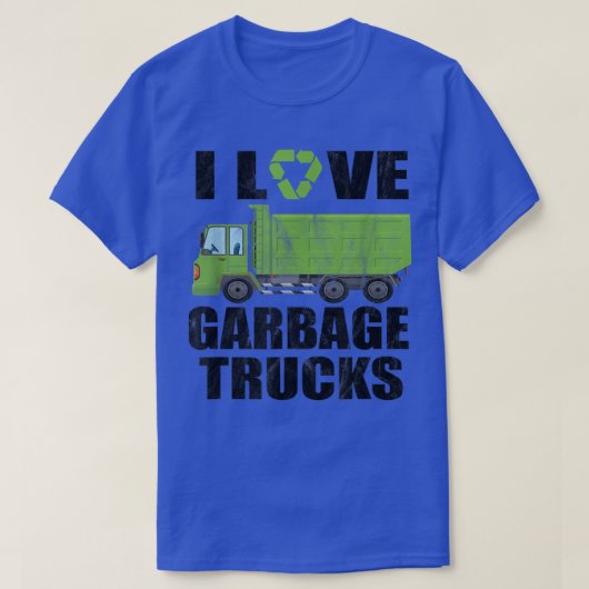 I Love Garbage Trucks 986 T-shirt (Design voorkant)