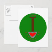 I Love Gardening Briefkaart (Voorkant / Achterkant)