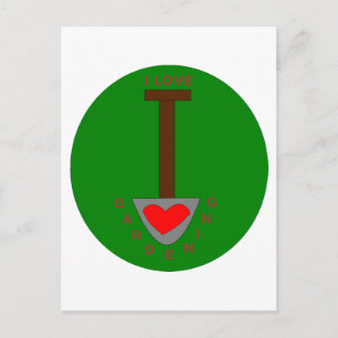 I Love Gardening Briefkaart