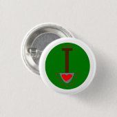 I Love Gardening Button (Voorkant /achterkant)