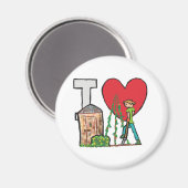 I Love Gardening Magneet (Voorkant / Achterkant)