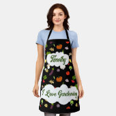 I Love Gardening Schort (Gedragen)