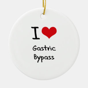 I Love Gastric Bypass Keramisch Ornament