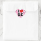 I Love GB Hart Sticker (Tas)