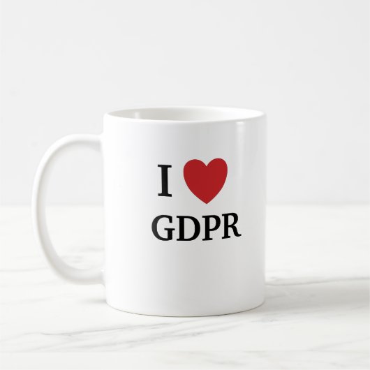 I Love GDPR Mok Funny Data Protection Quote (Links)