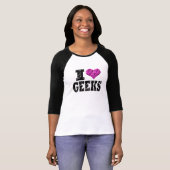 I Love Geeks T-shirt (Voorkant volledig)