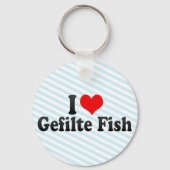 I Love Gefilte Fish Sleutelhanger (Voorkant)