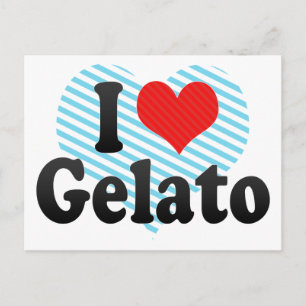 I Love Gelato Briefkaart