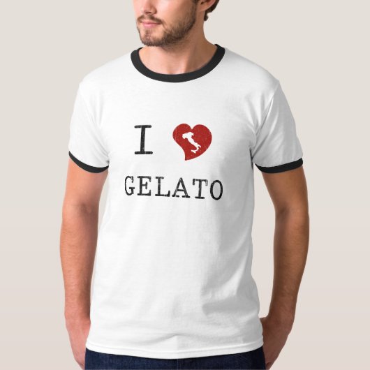 I Love Gelato T-shirt (Voorkant)