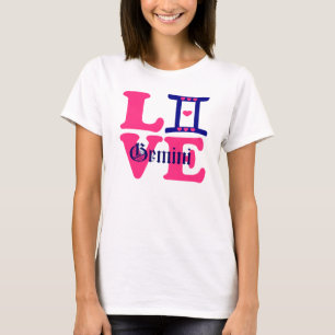 ♊★ 😍I Love Gemini-Best-Zodiac Sign Slim-fit T-shirt