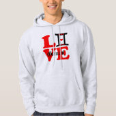 ♊★ 😍I Love Gemini-Best-Zodiac Teken Pullover Hood (Voorkant)