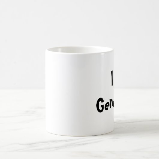 I Love Genealogie Koffiemok (Center)