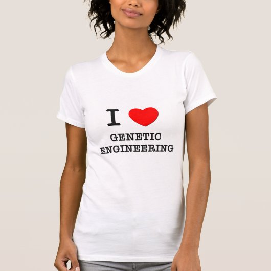 I Love Genetic Engineering T-shirt (Voorkant)