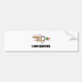 I Love Genetics (DNA Replication) Bumpersticker (Voorkant)