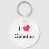 I Love Genetics Sleutelhanger (Voorkant)