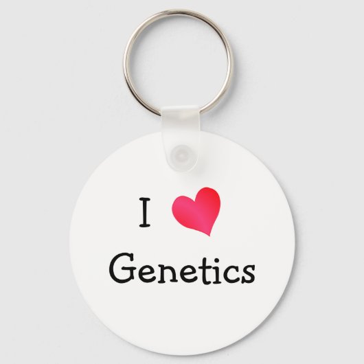 I Love Genetics Sleutelhanger (Voorkant)