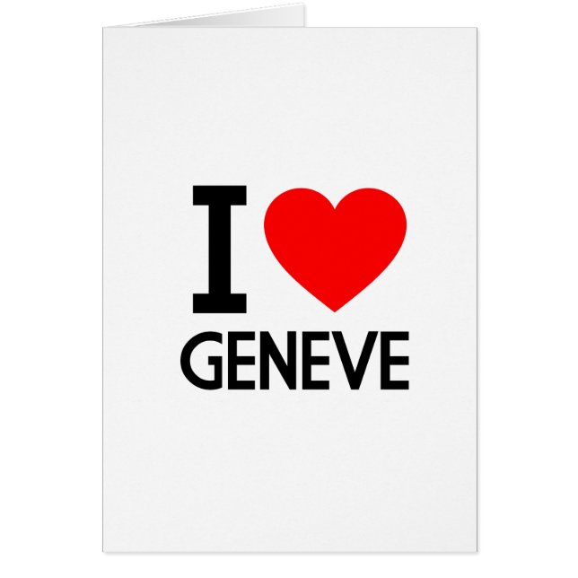 I Love Geneve (Voorkant)