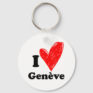 I Love Genève Sleutelhanger