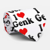 I Love Genk, België Stropdas (Opgerold)