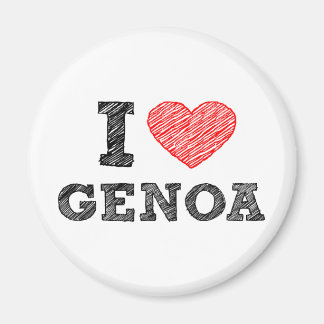 I Love Genoa Magneet
