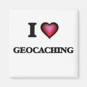 I Love Geocaching Magneet