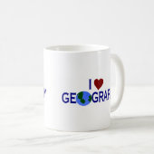I Love Geography Koffiemok (Voorkant rechts)