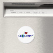 I Love Geography Magneet (Insitu (Vaatwasser))